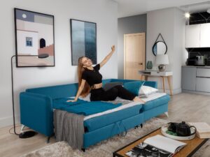 miniaturka Narożnik Minimalistyczny Do Salonu Lazona