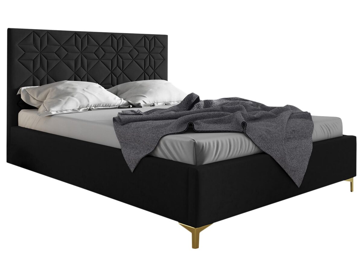 Klasyczne Łóżko MADURA Tapicerowane do Sypialni