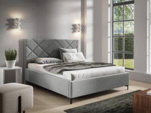 miniaturka Łóżko NAVE Minimalistyczny Styl Tapicerowany