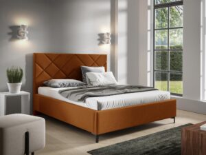 miniaturka Łóżko NAVE Minimalistyczny Styl Tapicerowany