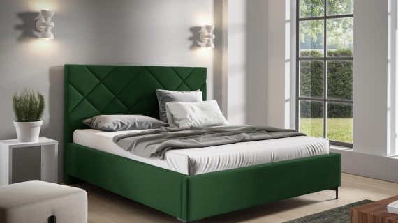 miniaturka Łóżko NAVE Minimalistyczny Styl Tapicerowany