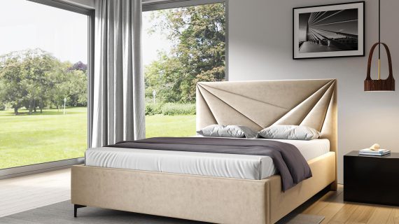 miniaturka Łóżko TALIBU Tapicerowane w Stylu Nowoczesnym