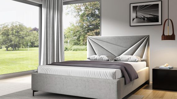 miniaturka Łóżko TALIBU Tapicerowane w Stylu Nowoczesnym