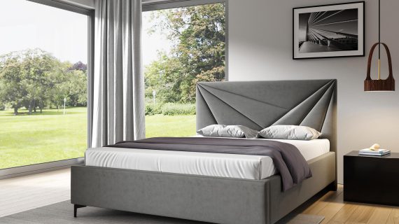 miniaturka Łóżko TALIBU Tapicerowane w Stylu Nowoczesnym