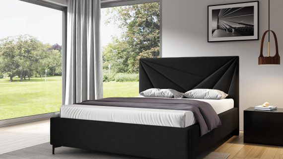 miniaturka Łóżko TALIBU Tapicerowane w Stylu Nowoczesnym