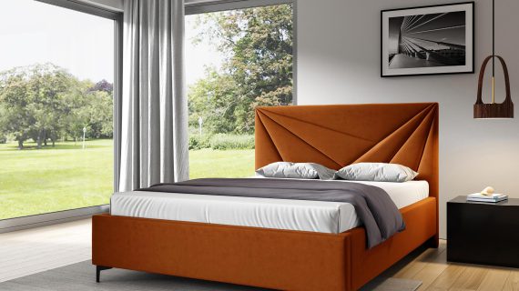 miniaturka Łóżko TALIBU Tapicerowane w Stylu Nowoczesnym