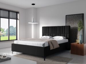 miniaturka Łóżko KODIAK Tapicerowane z Pikowanym Zagłówkiem