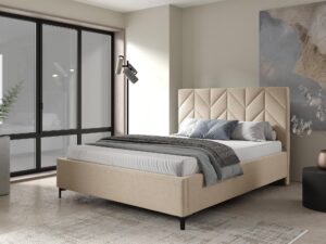 miniaturka Łóżko CYPR Tapicerowane do Sypialni