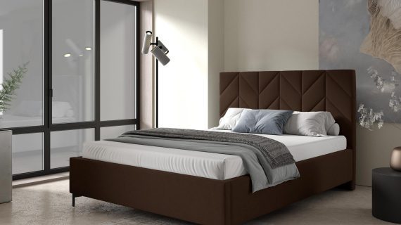 miniaturka Łóżko CYPR Tapicerowane do Sypialni