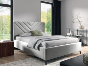 miniaturka Łóżko ELFI Komfort i Styl z Wysokim Zagłówkiem