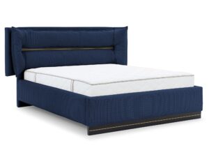 miniaturka Łóżko CARMELLO z Dekoracyjnym Zagłówkiem