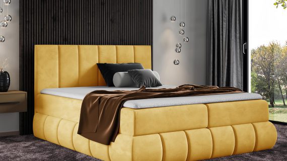 miniaturka Łóżko Tapicerowane Bello z Miękkim Korpusem