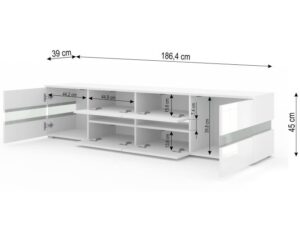 miniaturka Szafka RTV Elara Stojąca Nowoczesna