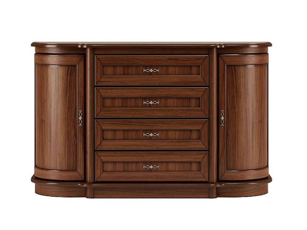 Komoda Brązowy Połysk Wersal W06