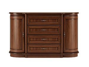 Komoda Brązowy Połysk Wersal W06
