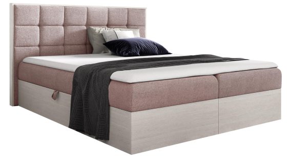 Łóżko Tapicerowane BRAGA 1 w Odcieniu Nordic Teak - obrazek 5
