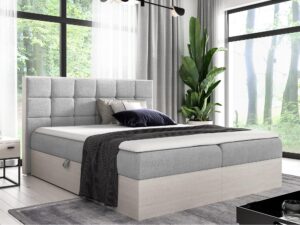 miniaturka Łóżko Tapicerowane BRAGA 1 w Odcieniu Nordic Teak