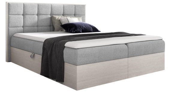 Łóżko Tapicerowane BRAGA 1 w Odcieniu Nordic Teak - obrazek 7