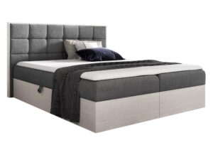 miniaturka Łóżko Tapicerowane BRAGA 1 w Odcieniu Nordic Teak