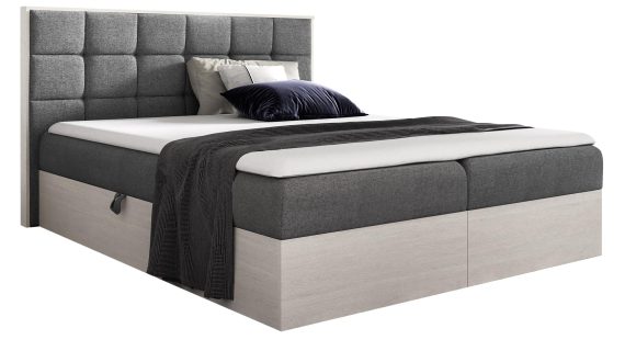Łóżko Tapicerowane BRAGA 1 w Odcieniu Nordic Teak - obrazek 8