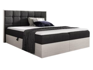 miniaturka Łóżko Tapicerowane BRAGA 1 w Odcieniu Nordic Teak