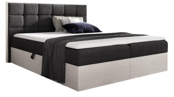 Łóżko Tapicerowane BRAGA 1 w Odcieniu Nordic Teak - obrazek 3
