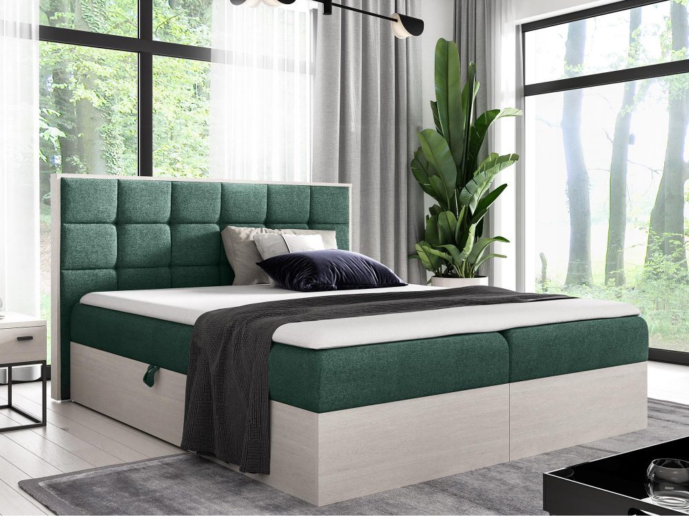 Łóżko Tapicerowane BRAGA 1 w Odcieniu Nordic Teak - obrazek 12