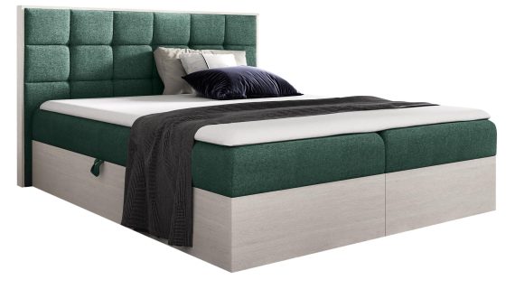 Łóżko Tapicerowane BRAGA 1 w Odcieniu Nordic Teak - obrazek 4