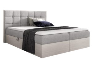 miniaturka Łóżko Tapicerowane BRAGA 1 w Odcieniu Nordic Teak