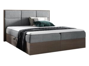 miniaturka Nowoczesne Łóżko Kontynentalne BRAGA 2 Ciemny Dąb