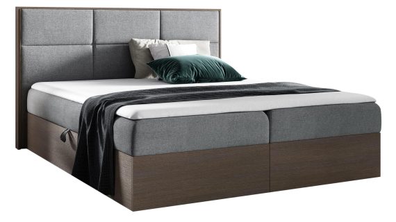 miniaturka Nowoczesne Łóżko Kontynentalne BRAGA 2 Ciemny Dąb