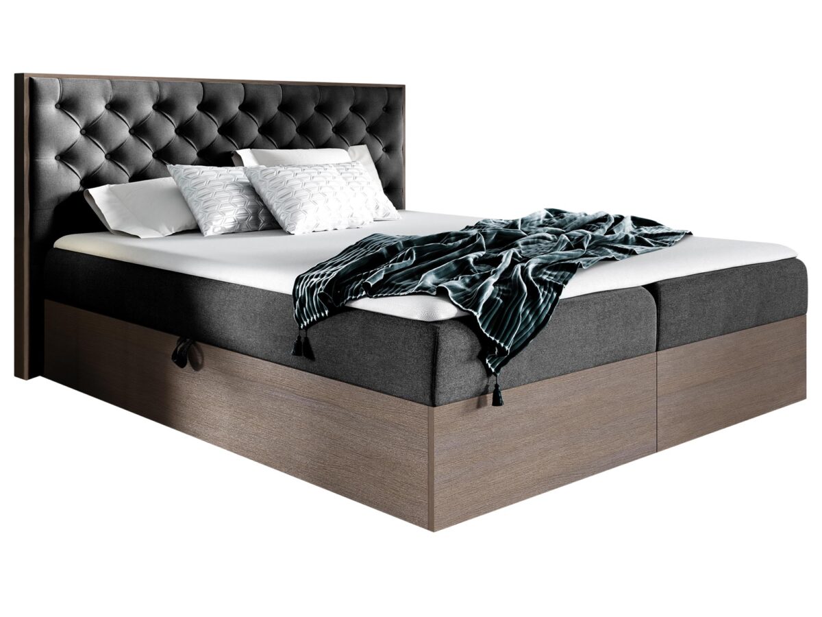 Łóżko Tapicerowane BRAGA 3 Stylowa Prostota
