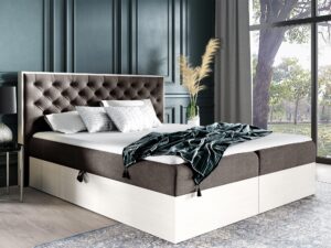 miniaturka Klasyczne Łóżko Tapicerowane BRAGA 3 z Pikowaniem