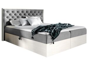 miniaturka Klasyczne Łóżko Tapicerowane BRAGA 3 z Pikowaniem