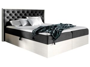 miniaturka Klasyczne Łóżko Tapicerowane BRAGA 3 z Pikowaniem