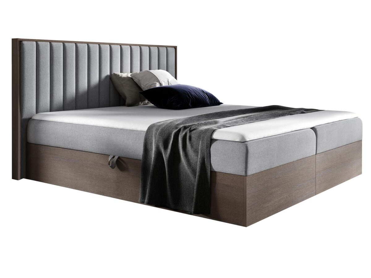 Łóżko Kontynentalne BARGA 6 z Wysokim Zagłówkiem