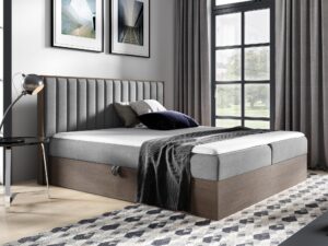 miniaturka Łóżko Kontynentalne BARGA 6 z Wysokim Zagłówkiem