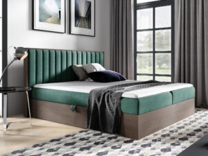 miniaturka Łóżko Kontynentalne BARGA 6 z Wysokim Zagłówkiem