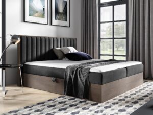 miniaturka Łóżko Kontynentalne BARGA 6 z Wysokim Zagłówkiem