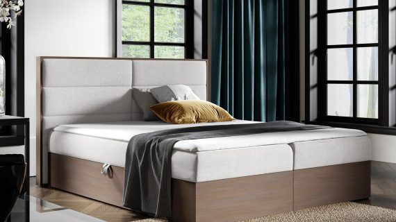 miniaturka Łóżko CEDRIC 3 Kontynentalne z Topperem