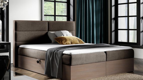 miniaturka Łóżko CEDRIC 3 Kontynentalne z Topperem