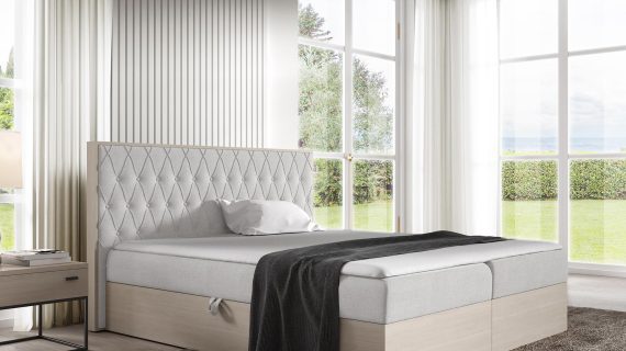 Łóżko SIMBA 1 Nowoczesny Kontynentalny Design - obrazek 3