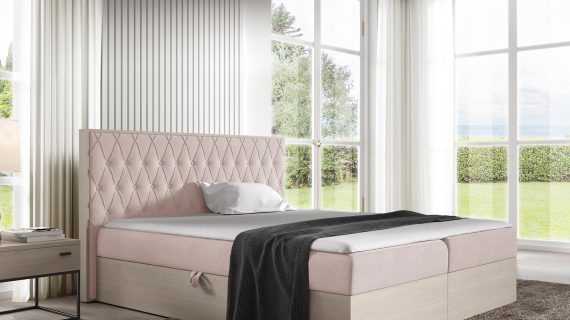 Łóżko SIMBA 1 Nowoczesny Kontynentalny Design - obrazek 7