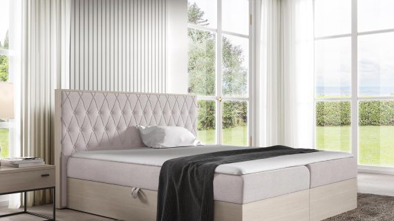 Łóżko SIMBA 1 Nowoczesny Kontynentalny Design - obrazek 8