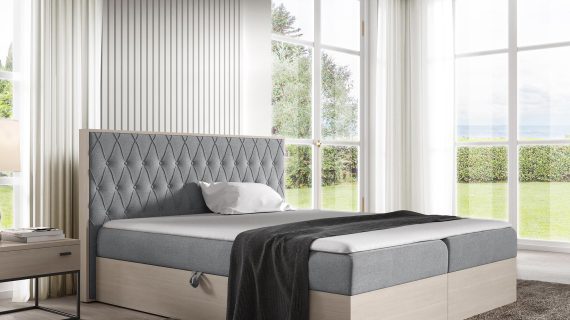 Łóżko SIMBA 1 Nowoczesny Kontynentalny Design - obrazek 4