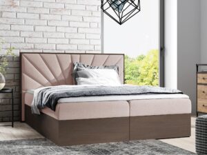 miniaturka Łóżko VENETO Tapicerowane w Stylu Skandynawskim