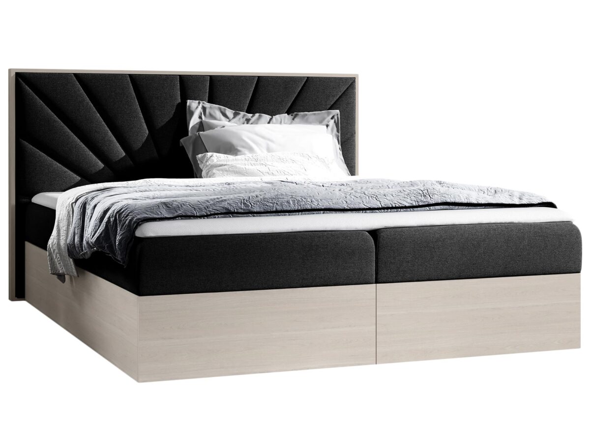 Tapicerowane Łóżko VENETO Skandynawski Styl do Sypialni