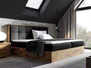 miniaturka Komfortowe Łóżko STRADO z Pojemnikiem do Sypialni