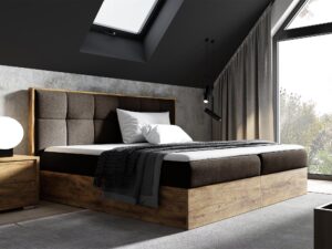 miniaturka Komfortowe Łóżko STRADO z Pojemnikiem do Sypialni