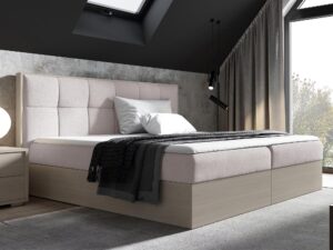 miniaturka Wygodne Łóżko STRADO Sypialniane z Funkcją Przechowywania